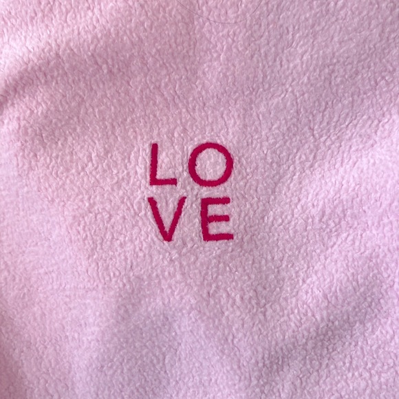 Topshop Pink Fleece Crewneck - Picture 4 of 5